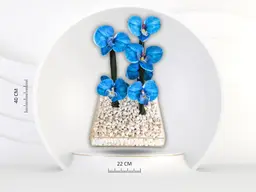 Acrylic Adorned with Flowers